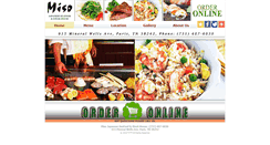 Desktop Screenshot of misojapaneseseafood.com