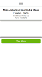 Mobile Screenshot of misojapaneseseafood.com