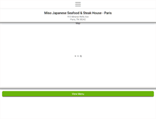 Tablet Screenshot of misojapaneseseafood.com